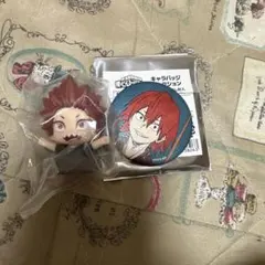 僕のヒーローアカデミア　切島鋭児郎　ミニフィギュア と缶バッ