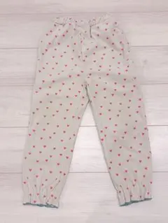 MARKEY’S ハート柄リブ編みロングパンツ 120サイズ