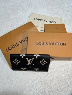 LOUIS VUITTON モノグラム ブラック長財布