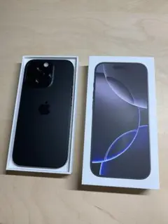 iphone16pro 256gb ブラックチタニウム