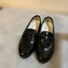 ブラックローファー 合成皮革