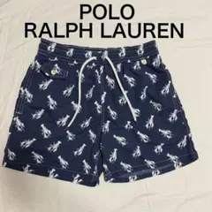 POLO ポロラルフローレン メンズ　スイムパンツ　水着　ザリガニ柄　ネイビー
