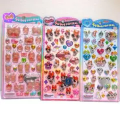 正規品♥うるちゅるポップシール モンチッチ パワーパフガールズ パワパフ