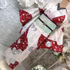 小紋着物★名古屋帯セットのサムネイル