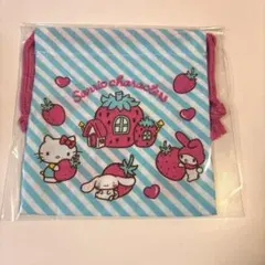 Sanrio Characters ミニ巾着 いちごのサムネイル