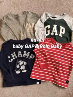 【まとめ売り】GAP & Polo Baby長袖カットソー4枚セット