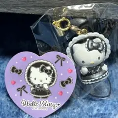 トレーディング マスコットストラップ ハローキティ 黒ロリ ロリータ