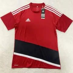 【未使用】adidas Tシャツ　半袖　カットソー　ドライ　レッドのサムネイル