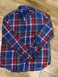ラルフローレン　M(10-12) 150 長袖チェックシャツ
