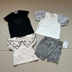 branshesトップス2点・しまむらトップス1点＆ショートパンツ1点セットのサムネイル