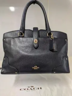 極美品 コーチ マーサー サッチェル 2way ショルダーバッグ スタッズ