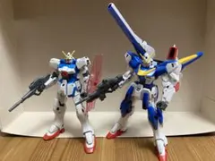 【2機セット！微塗装済み完成品】HGUC Vガンダム・V2バスターガンダム