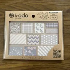 irodo 布用ステッカー　アイロン不要　手芸　素材　ワンポイント　新品　未使用