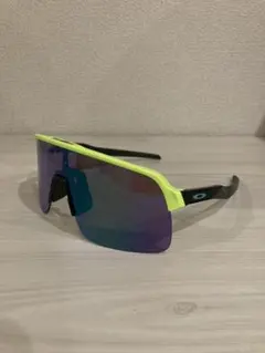 Oakley スポーツサングラス グリーン/パープル - メルカリ