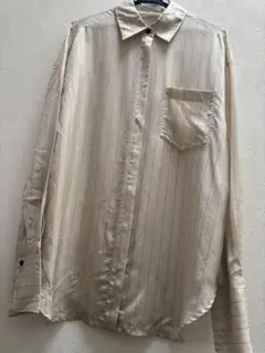 todayful stripe silky shirts アイボリー - メルカリ