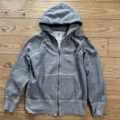 Orcival フルジップ フード付きパーカー サイズ０杢グレー