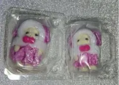 シルバニアファミリー 赤ちゃんカラフルウサギコスチューム ピンク2個セット