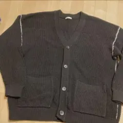 gu ニット　カーディガン　黒　メンズ　mサイズ　長袖　Lサイズの方にも