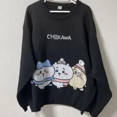 ちいかわ キャラクターセーター LLサイズ ブラック