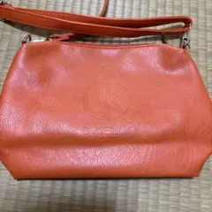 D.KELLY オレンジ ショルダーバッグ