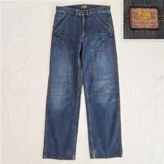 Polo RALPH LAUREN　ダブルニーデニム　アメリカンダンガリーズ　S