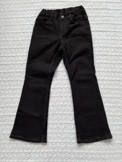 美品　GU ストレッチスリムフレアジーンズ　120cm