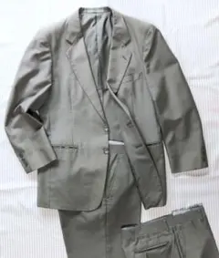 W78 パンツ2本 モスグリーン セットアップ 90s 古着 92A5 スーツ