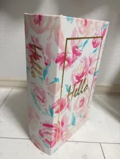 Francfranc ミラー付き花柄ティッシュボックス
