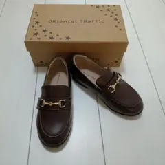 Oriental Traffic ブラウン ローファー　キッズ　19cm