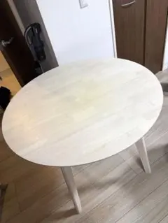 3ヶ月使用！定価35,999円】オーク無垢材 ダイニングテーブル 90cm