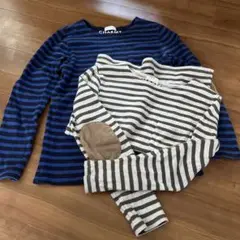 CHARMY ボーダーバスクシャツ　2枚セット