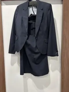 ネイビー ストライプ ビジネススーツ 上下セット