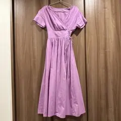 ナチュラルビューティーベーシック 半袖ワンピース