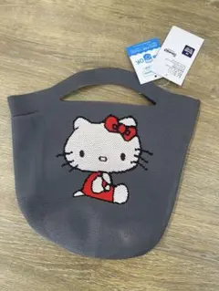 ハローキティ トートバッグ グレー