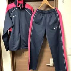 Nike ジャージ上下セット ネイビー/ピンク　M