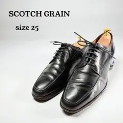 SCOTCH GRAIN　スコッチグレイン〈9019〉Vチップ　革靴　黒