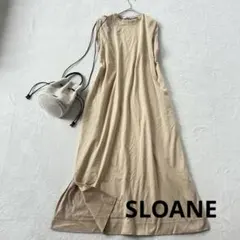 SLOANEコットン コンパクト スーピマポンチ タックショルダー ワンピースのサムネイル