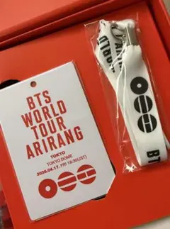 BTS ARIRANG アリラン 東京ドーム VIP特典 VIPパス ストラップ - メルカリ