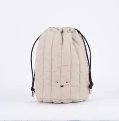 キルティング巾着トートバッグ