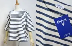 ORCIVALボーダープルオーバー 五分袖 Tシャツ（フランス製）