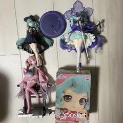 初音ミク フィギュア 4点セット　プライズ　まとめ売り