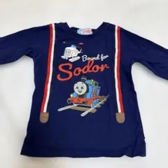 きかんしゃトーマス 長袖Tシャツ ネイビー 90cmのサムネイル