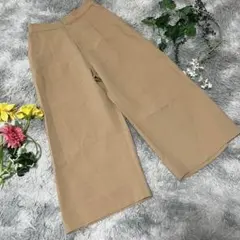 【Eddei Bauer】ワイドパンツ ゆるだぼ (PXS) ウエストゴム