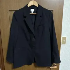 H&M ブラック テーラードジャケット M