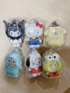 【新品】サンリオキャラクターズ フォトフレームマスコット 6種類セット