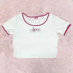 APEE by A BATHING APE クロップドTシャツ M ロゴ　y2kのサムネイル