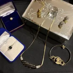 アクセサリーまとめ売り Dior K18ピアス silver 遺品整理 刻印