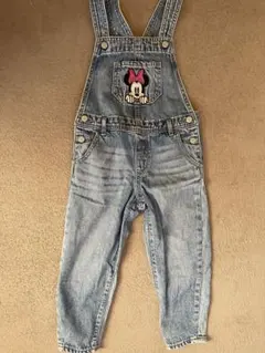 GAP ミニーマウス刺繍デニムオーバーオール 5years /110cm