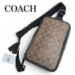 1回のみ使用・極美品】✨COACH クロスボディ シグネチャー 保存袋付 