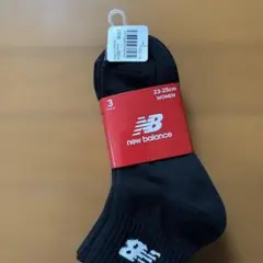 New Balance レディース ソックス 3足組 23-25cm